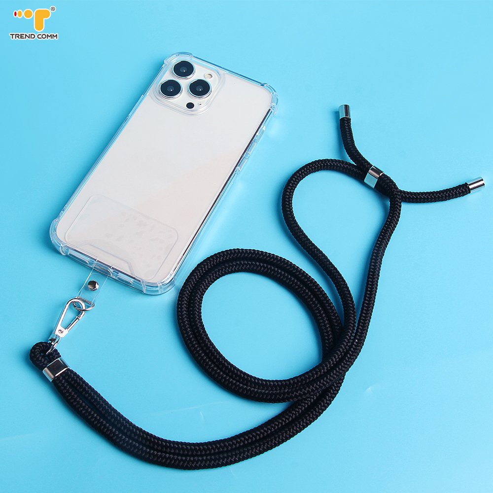 Newest Short Korean Mobile Holder Lanyard Universal Crossbody Cell Phone Strap Cute Lobster Clasp Case PPM Material for iPhone