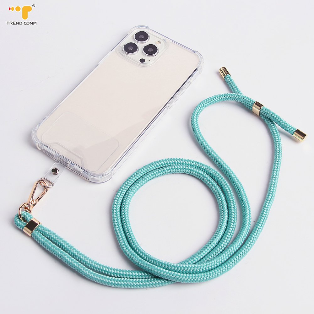 Newest Short Korean Mobile Holder Lanyard Universal Crossbody Cell Phone Strap Cute Lobster Clasp Case PPM Material for iPhone