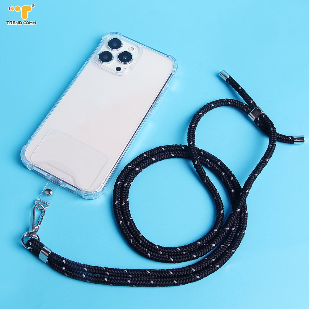 Newest Short Korean Mobile Holder Lanyard Universal Crossbody Cell Phone Strap Cute Lobster Clasp Case PPM Material for iPhone