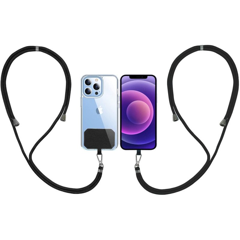 Wholesale Mobile Phone Wrist Lanyard Two-in-one hanging Neck Rope personality rotating detachable ring Mobile Phone strap