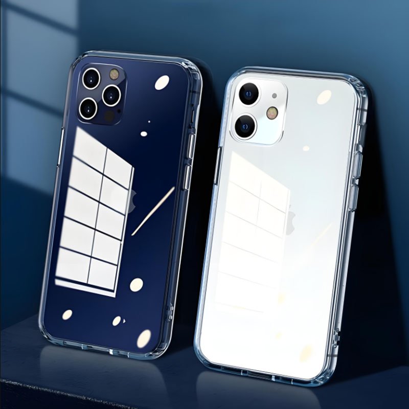 Soft TPU Crystal Bulk Degradable Cell case phone For iphone15 Pro Max 16 14 13 12 8 Plus Xs Raised Edges Protect Camera & Screen