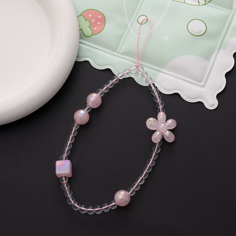 wholesale Customized Waist Lanyard Cord String Strap Universal Mobile Charm Hook Cell Phone Charms Beads for Airpods Cover