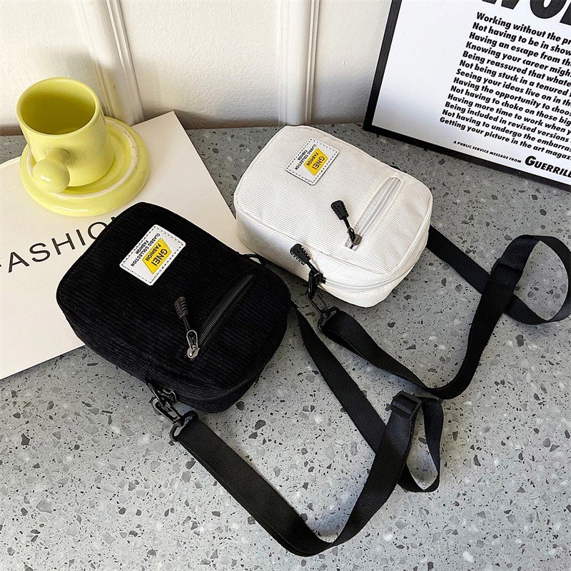 Autumn and Winter Women's Single Shoulder Crossbody Mobile Phone Bag New Sports Style Shoulder Strap Bag