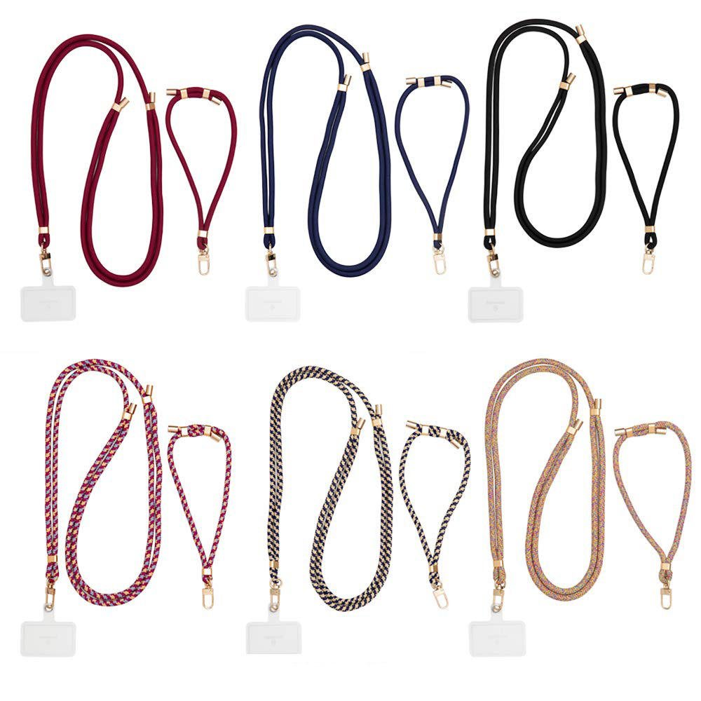 New Universal Crossbody Patch Phone Lanyards Mobile Phone Strap Lanyard Custom Colors Soft Rope For Cell Phone Hanging Cord
