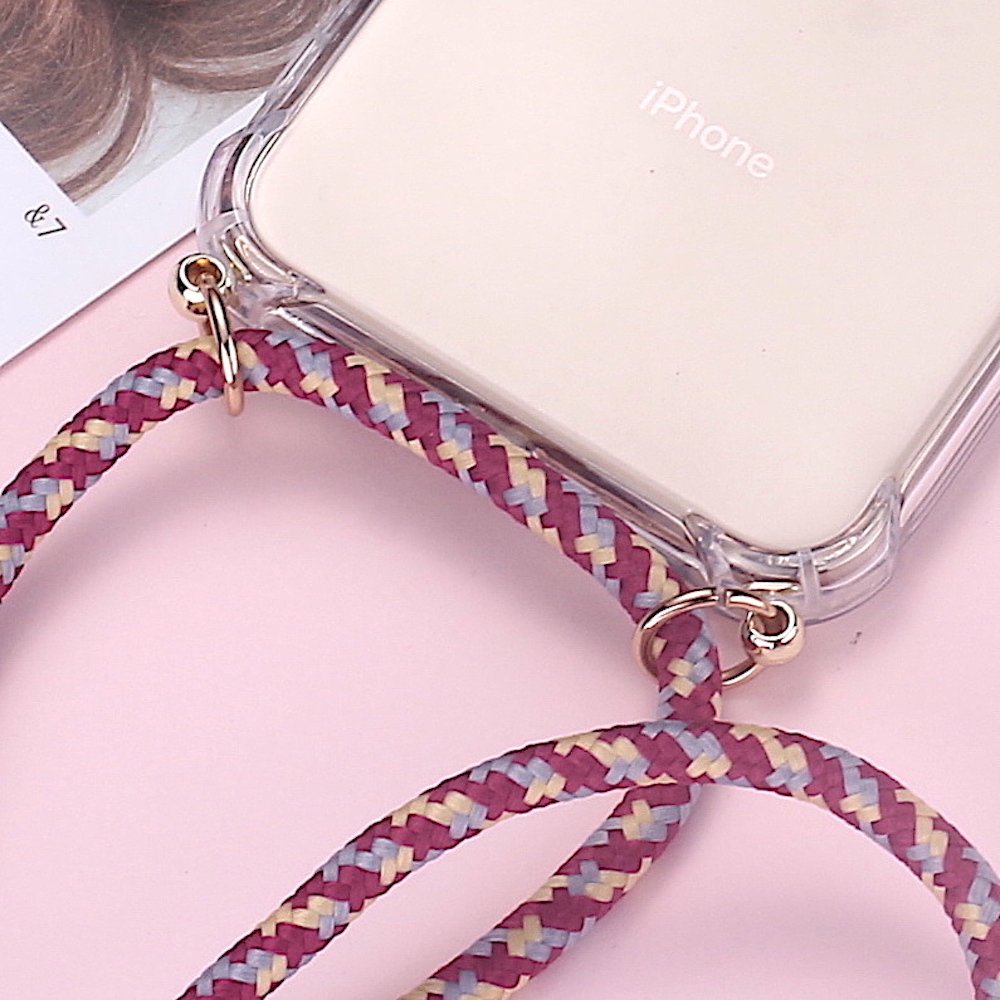 Strap Cord Chain Phone Fun Necklace Lanyard Mobile Phone Case for Carry Cover Case to Hang For iPhone XS Max XR X 7Plus 8Plus