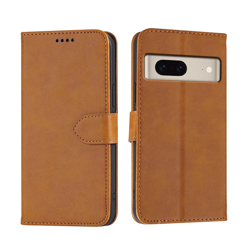 Leather Flip Wallet Phone Case For Google Pixel 9 Pro 8a 8 7 Pro 7a 6a 5a with Card Slots Magnetic Protection Cover