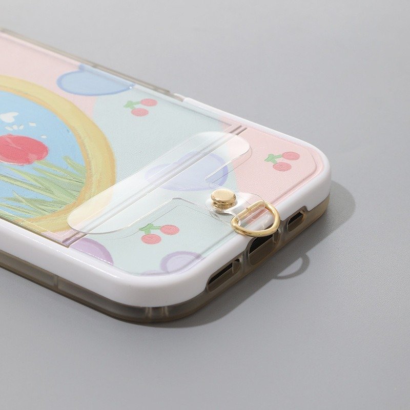 New Environmentally Friendly PVC Transparent Patch For Mobile Phone Straps Detachable Anti Loss Clear T-Shaped Adaptor Pad