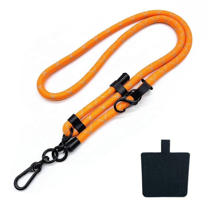 high quality 10mm universal mobile phone case shoulder rope strap sling necklace lanyard strap cellphone crossbody with patch