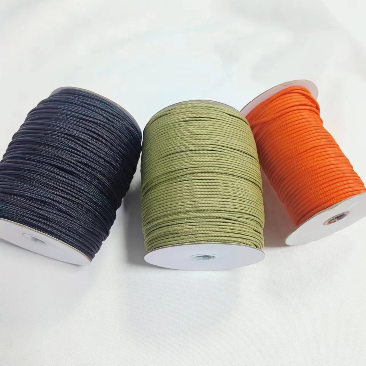 Synthetic Braided Nylon Solid Color Rope Cell Phone Hanging Lanyard Soft Nylon Cord For Neck Lanyard