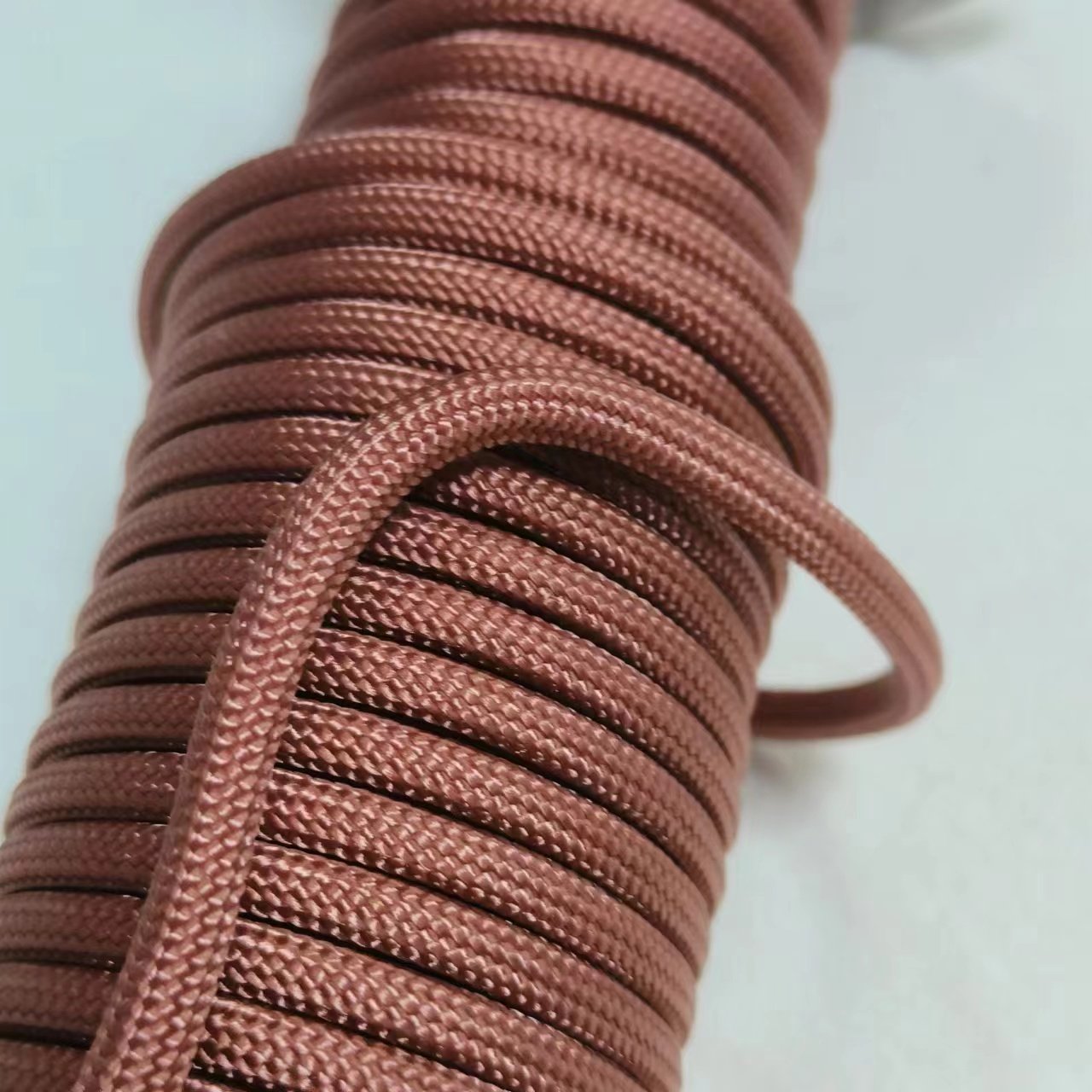 Synthetic Braided Nylon Solid Color Rope Cell Phone Hanging Lanyard Soft Nylon Cord For Neck Lanyard