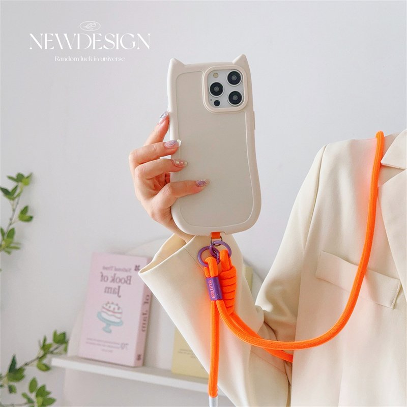 Simple Adjustable mobile phone universal lanyard Crossbody rope Mobile phone long lanyard Shoulder strap rope lanyard neck rope