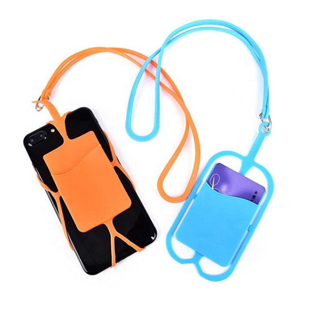Cell Phone Silicone Lanyard Strap Universal Smartphone Case Cover Holder Lanyard Necklace Wrist Strap For Mobile Phone