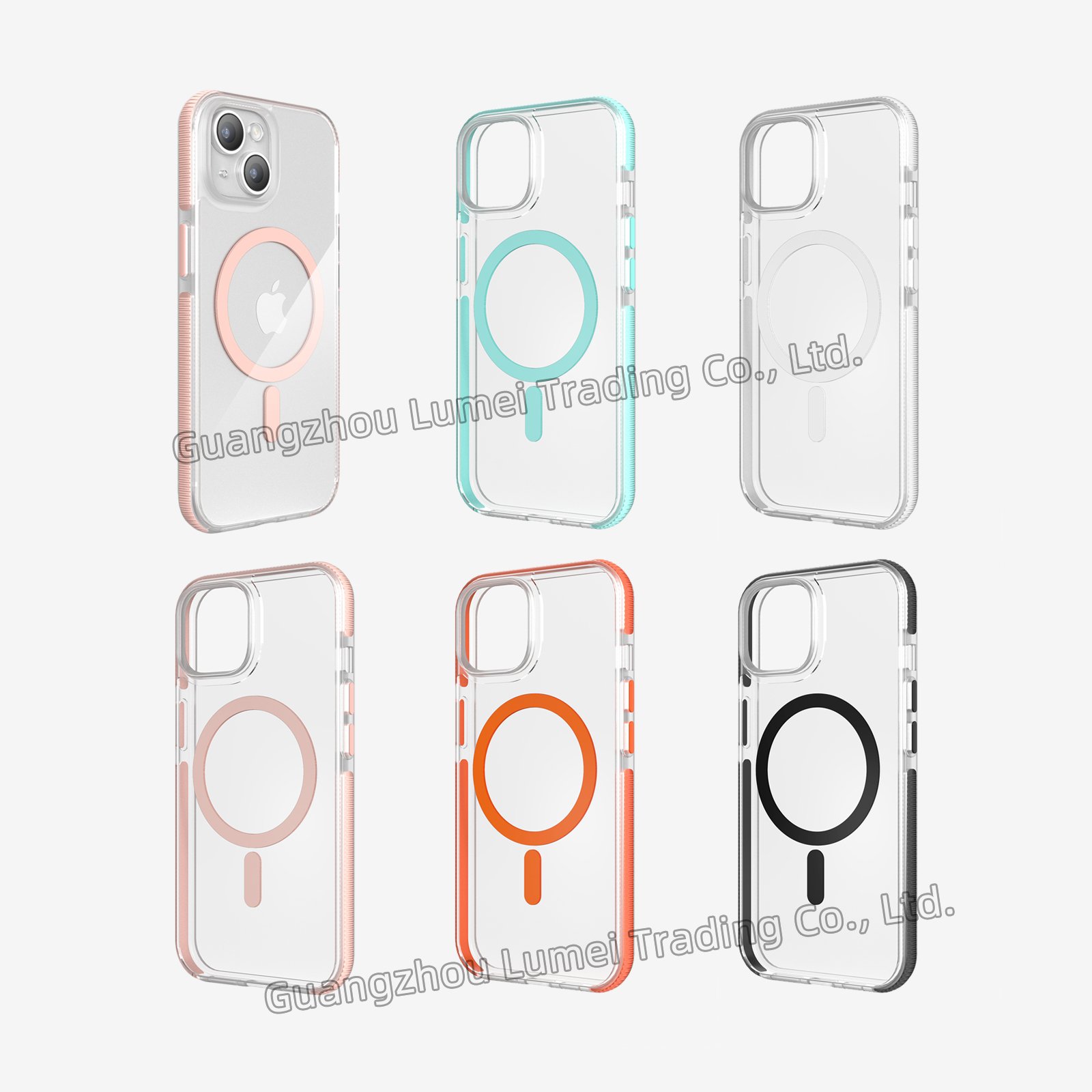 Shockproof TPE Bumper Designer for iPhone 16 Case Magnetic Mobile Accessories Case for iPhone 16 Pro Max 15 14 Slim Phone Cover