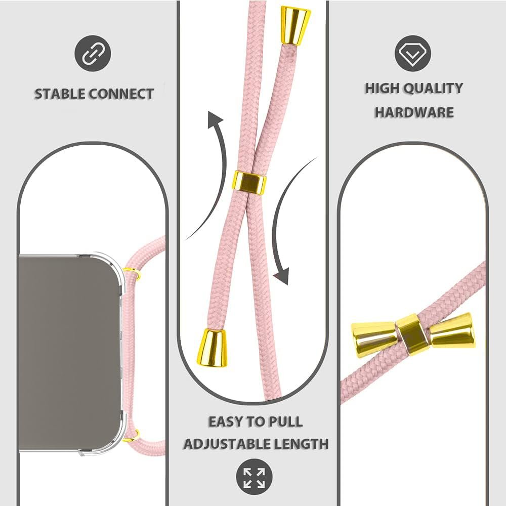 Adjustable High Quality Crossbody Phone Case For Iphone 15 14 13 12 11 Pro Max X XS XR 7 8 Plus SE
