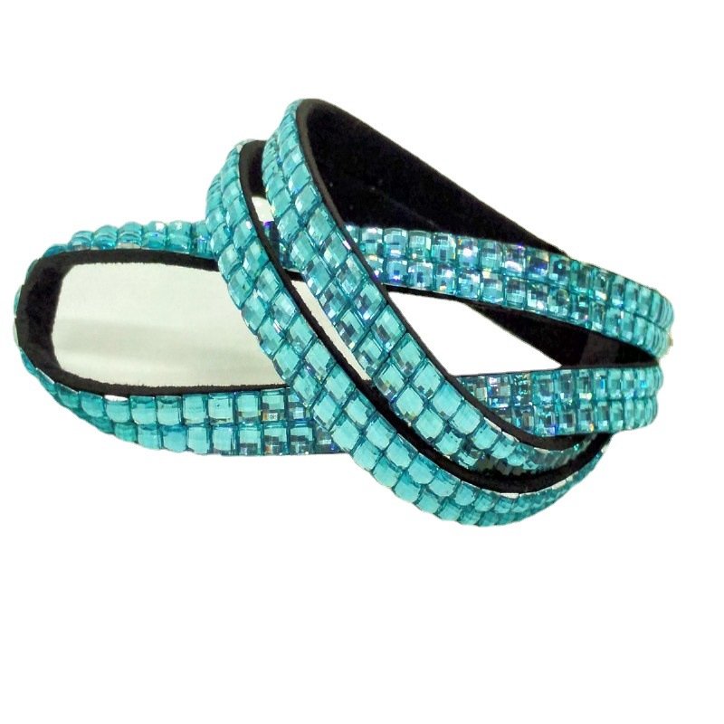 Hot Sale Colorful Glitter Bling Rhinestone Lanyard Shiny Crystal Diamond Keychain Holder Strap Custom Beaded Lanyard