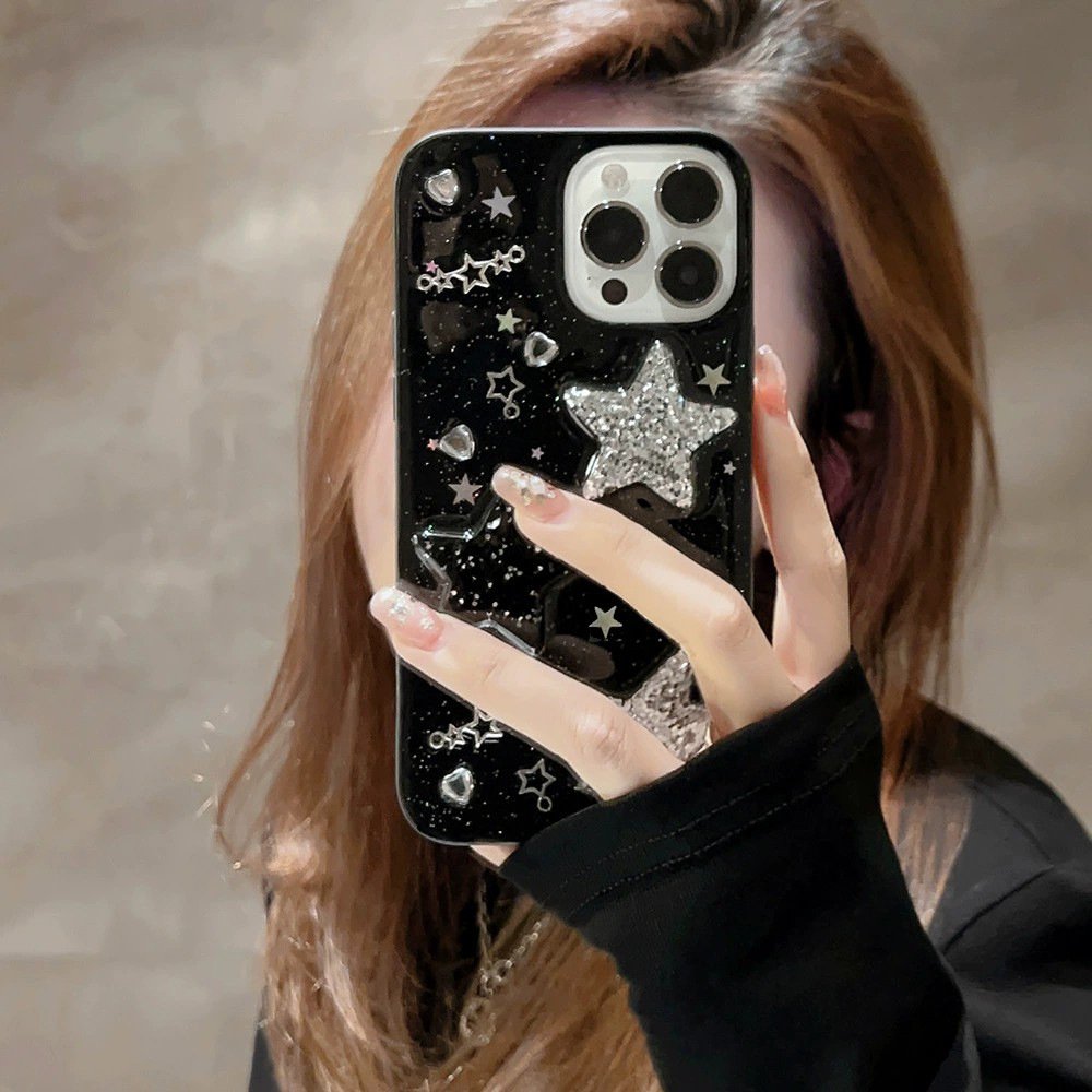 Star Style Decoration Mobile Cell Shell Phone Case Covers For Iphone 11 12 Case 13 14 15 11 12 pro max Ladys