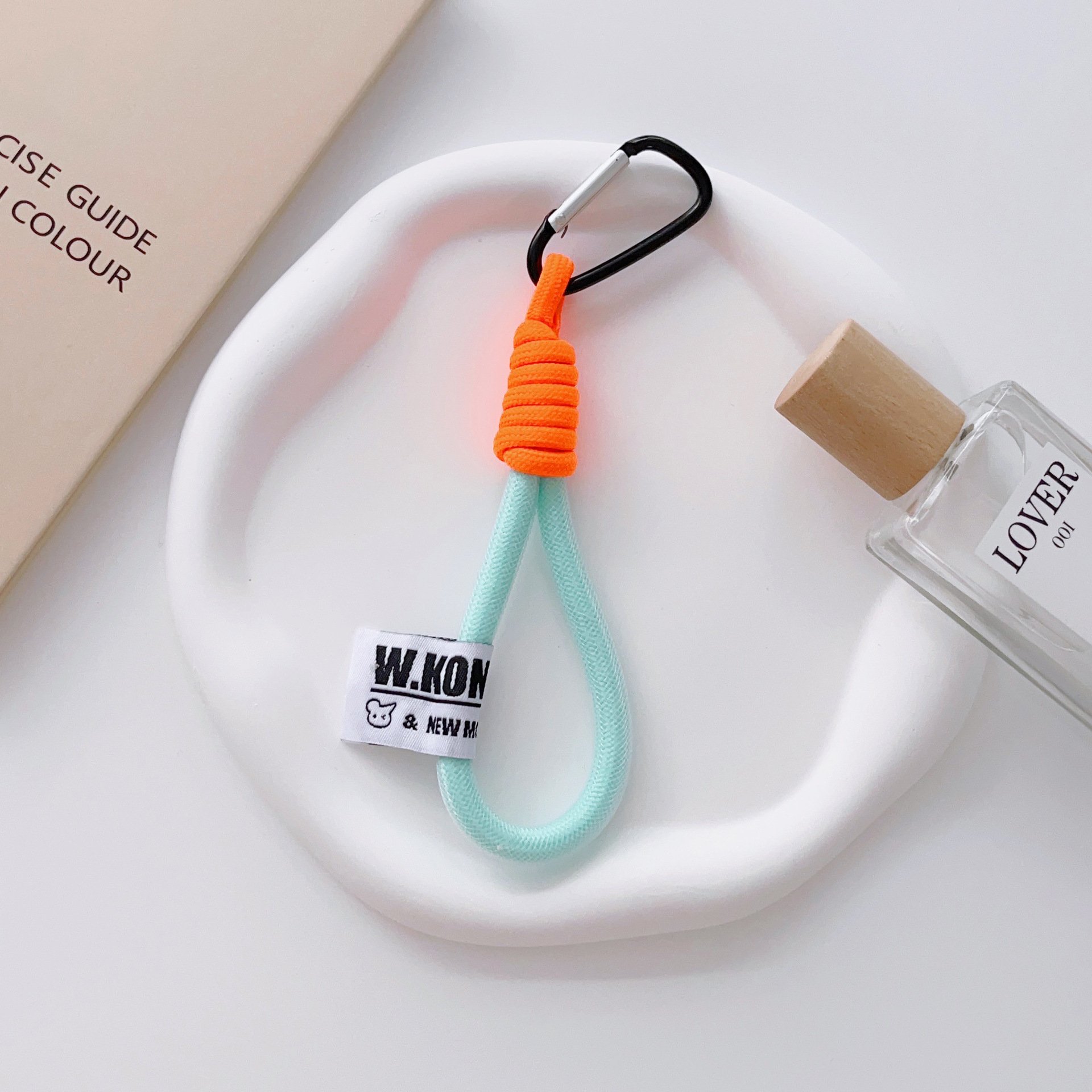 Popular Design Braided Nylon Rope Keychain Key Braided Strip Keycord Hanging Trouser Accessories Outdoor Lanyard Phone Strap