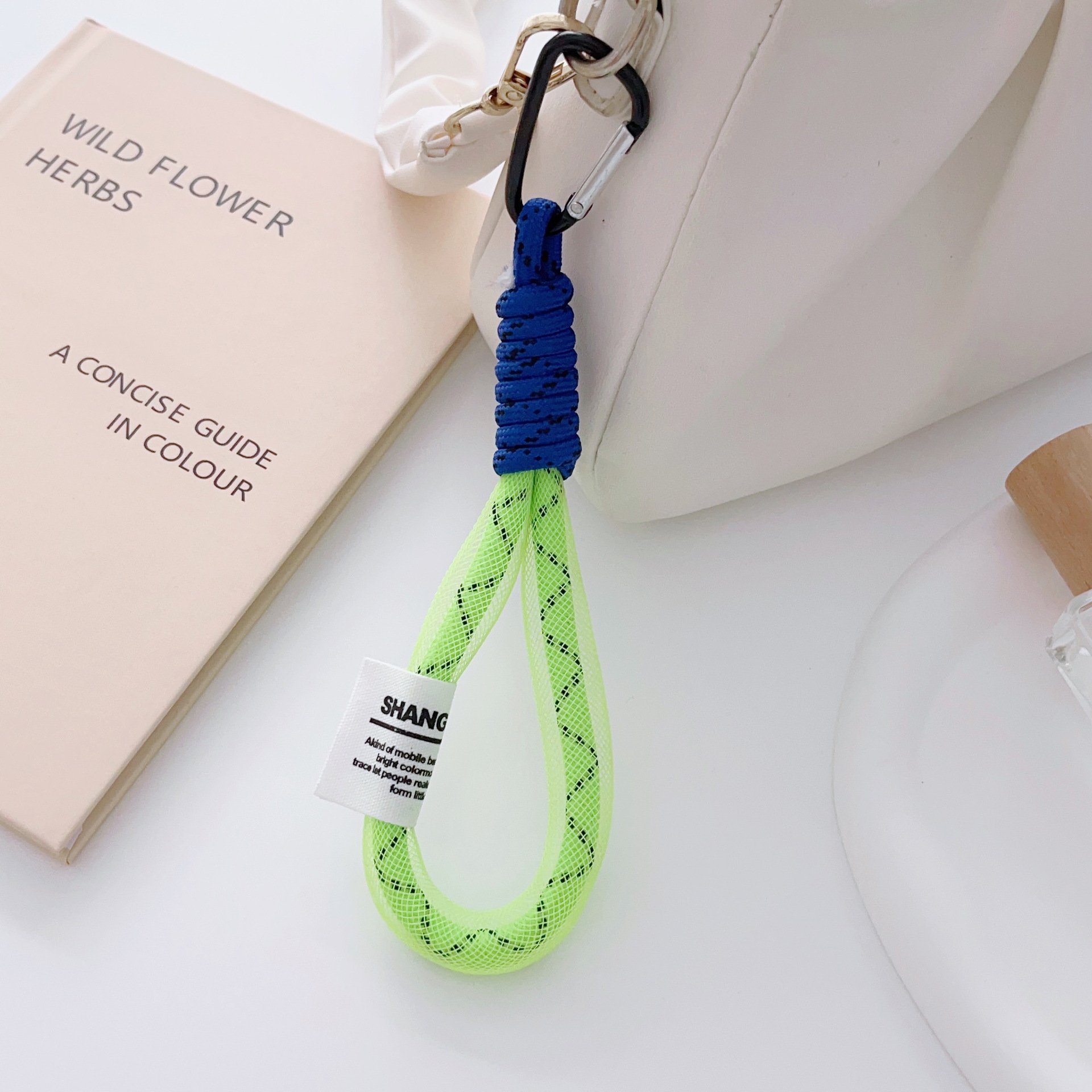Popular Design Braided Nylon Rope Keychain Key Braided Strip Keycord Hanging Trouser Accessories Outdoor Lanyard Phone Strap