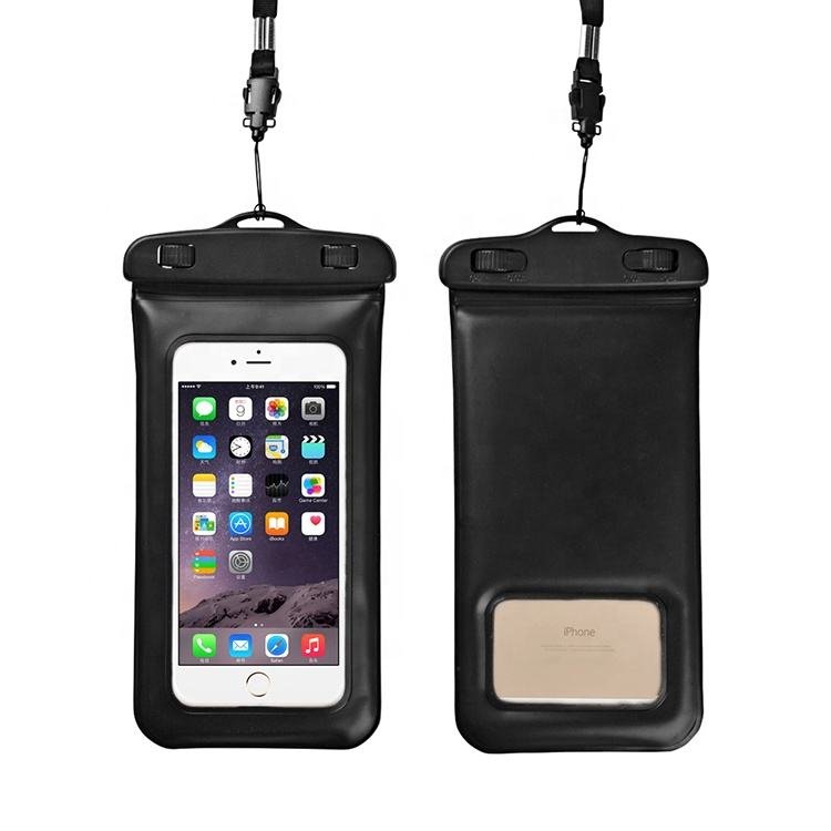 Water Proof Smartphone Neck Buoyancy Floating Clear Waterproof Mobile Phone Bag Case Touch Pouches For Swim Rafting Skiing