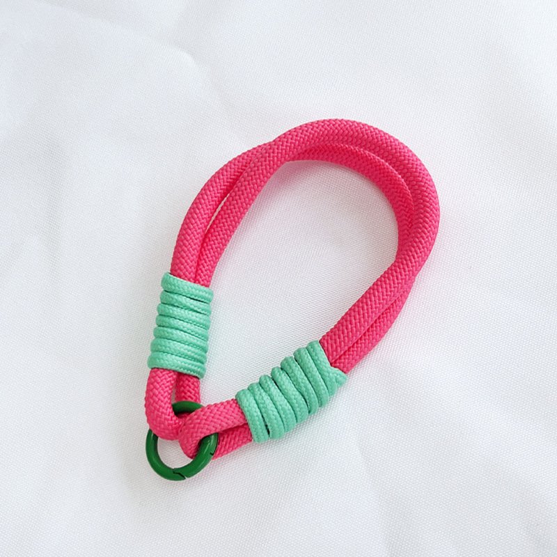 2024 new products DIY Nylon Braided Wrist Rope Mobile Phone Chain Cell Phone Case Universal Short Lanyard