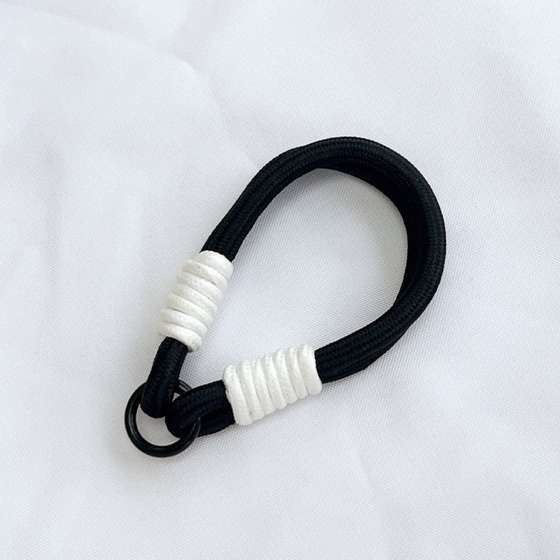 2024 new products DIY Nylon Braided Wrist Rope Mobile Phone Chain Cell Phone Case Universal Short Lanyard