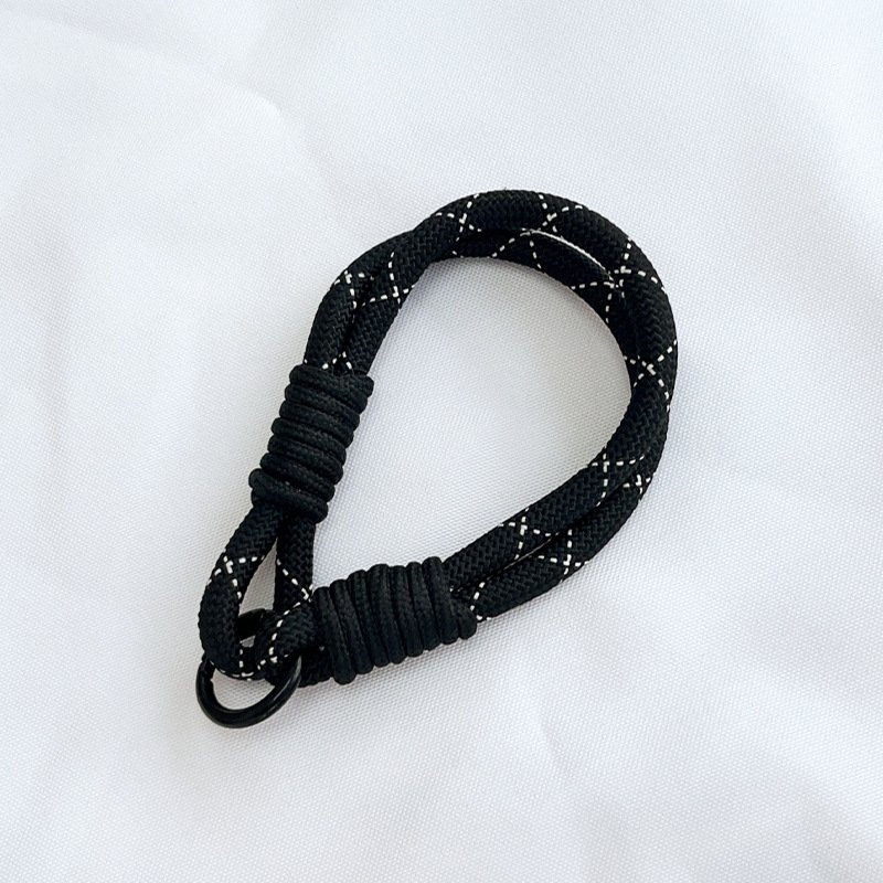 2024 new products DIY Nylon Braided Wrist Rope Mobile Phone Chain Cell Phone Case Universal Short Lanyard
