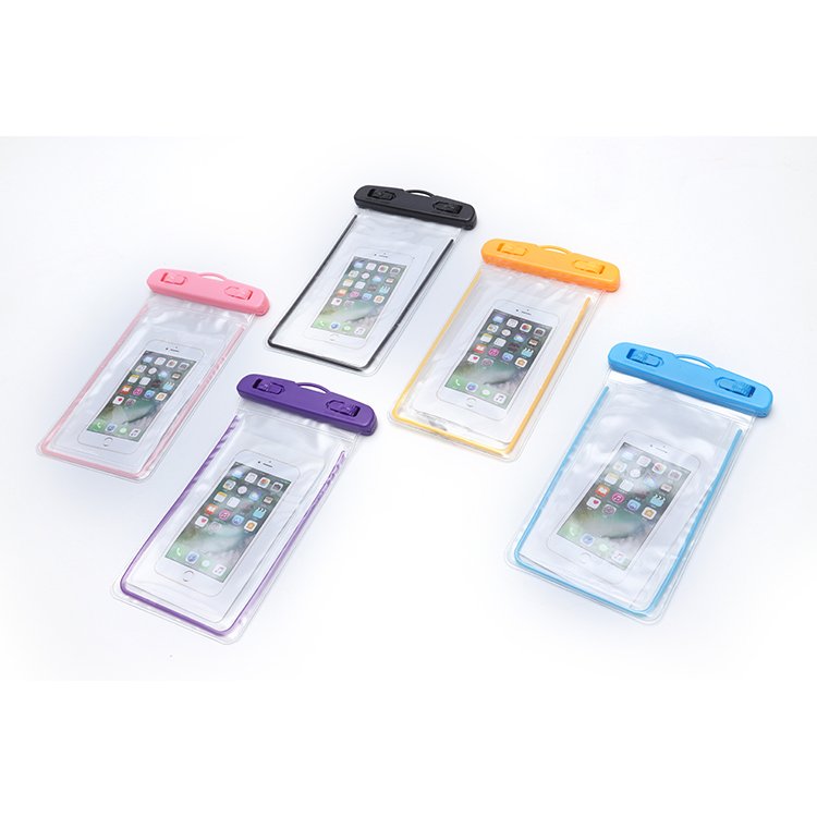 Universal floating clear pvc waterproof phone case with strap cheap water proof mobile phone bag pouch for cell phones