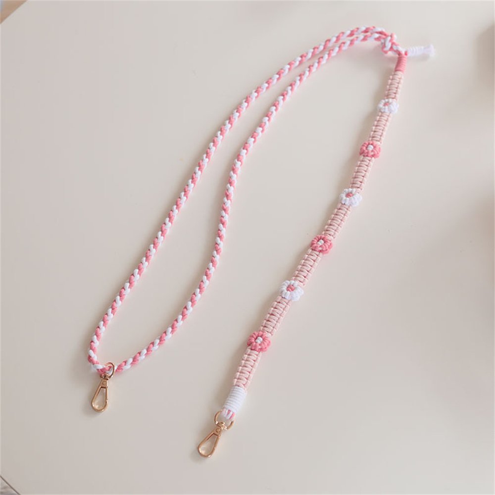 Colorful cute flowers strap adjustable length mobile phone lanyard worker brand lanyard camera lanyard