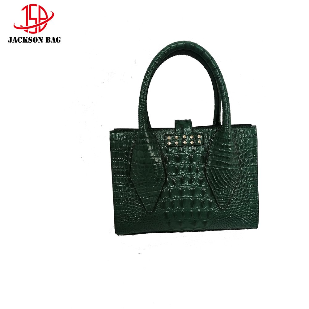 Crocodile Leather Crossbody Shoulder Bag for Women Ladies Handbag Embossed Crocodile Pattern on The Original Leather Easy Carry