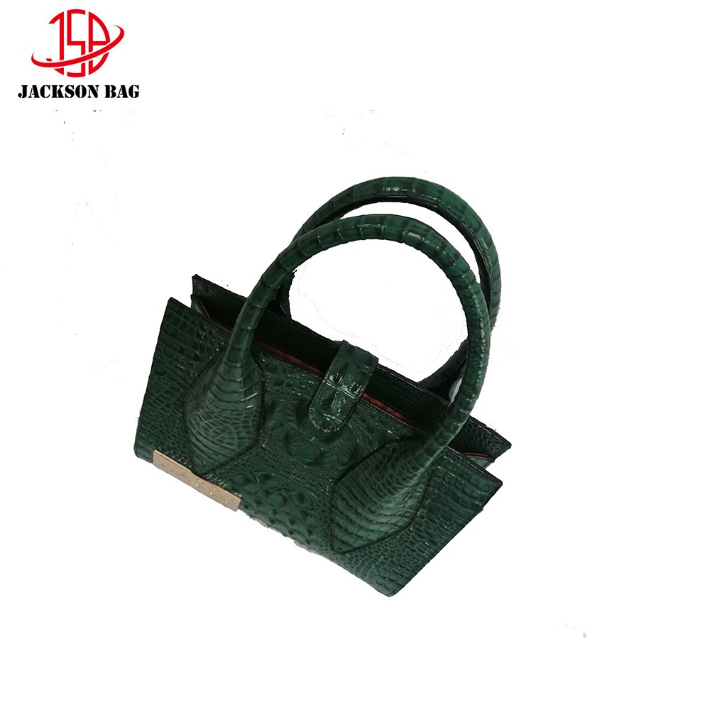 Crocodile Leather Crossbody Shoulder Bag for Women Ladies Handbag Embossed Crocodile Pattern on The Original Leather Easy Carry