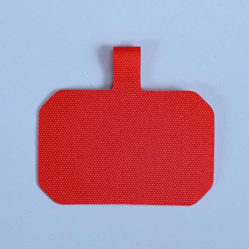 Universal Cell Phone Lanyard Patch, Anti-Loss Hanging Metal Ring Replacement Patch Pad for Mobile Smartphone(Black)