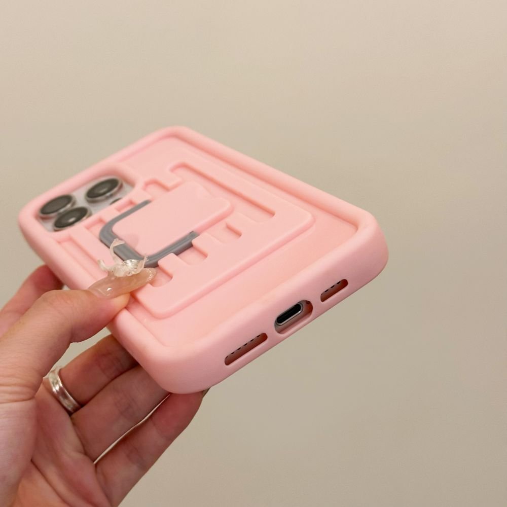 New Suitcase Phone Case for iPhone 15 Pro Max 11 12 13 14 Cute Girls Women Make UP Bag Box Cosmetic Bag Lanyard Phone Cases