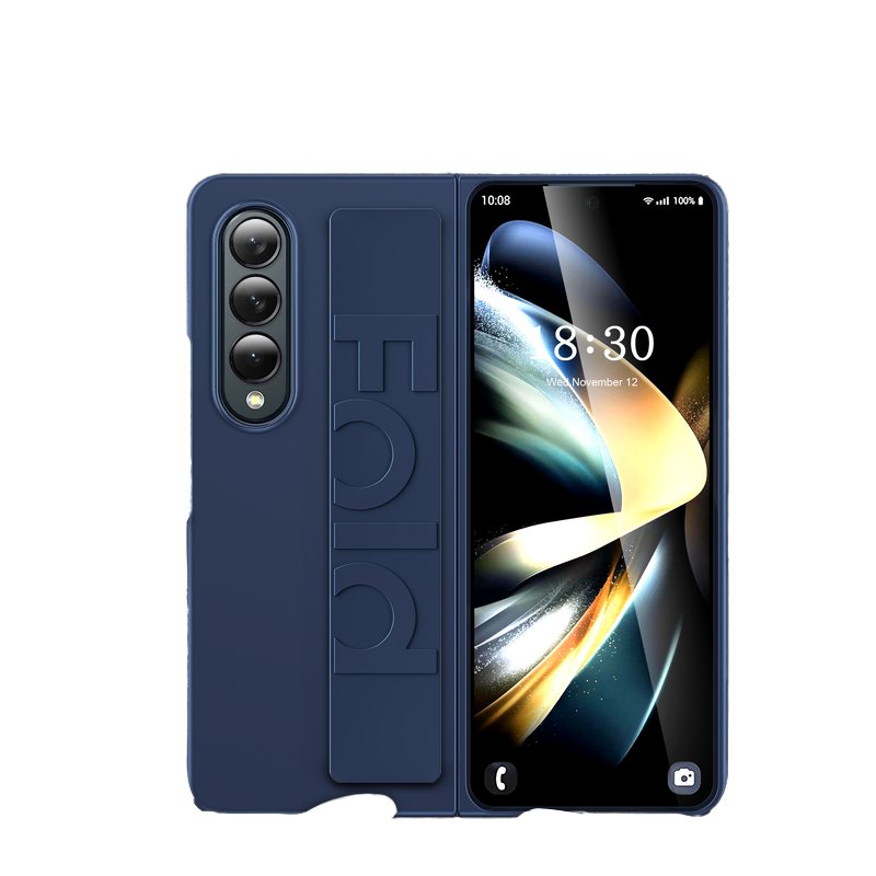 Shockproof hand strap skin feel mobile phone case for Samsung Galaxy Z fold 3/4/5/6