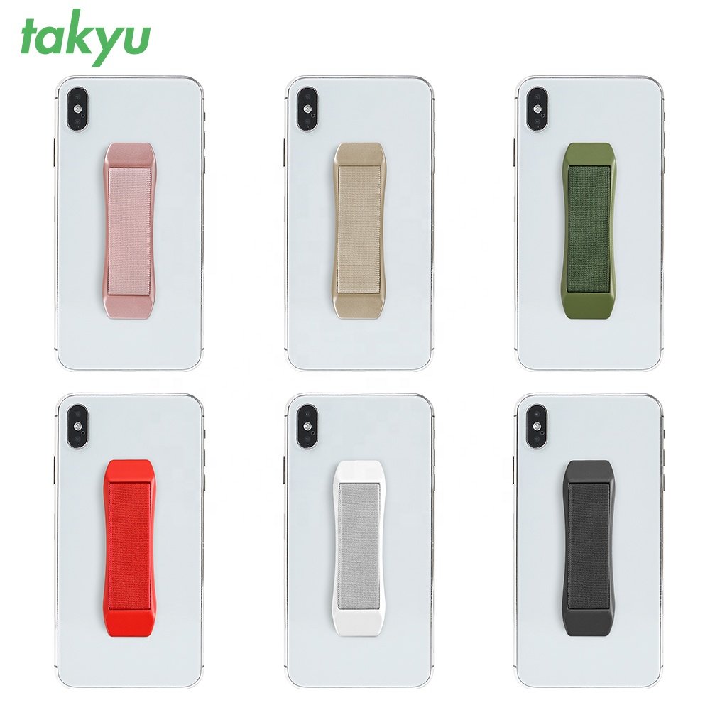 Low price good quality elastic cell phone hand belt finger grip band hand strap universal phone holder for tablet