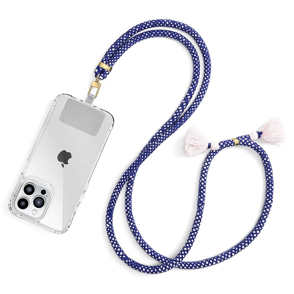 Designer Universal Crossbody Necklace Cell Mobile Smartphone Patch Tab Lasso Tether Strap Phone Case Lanyard Accessories