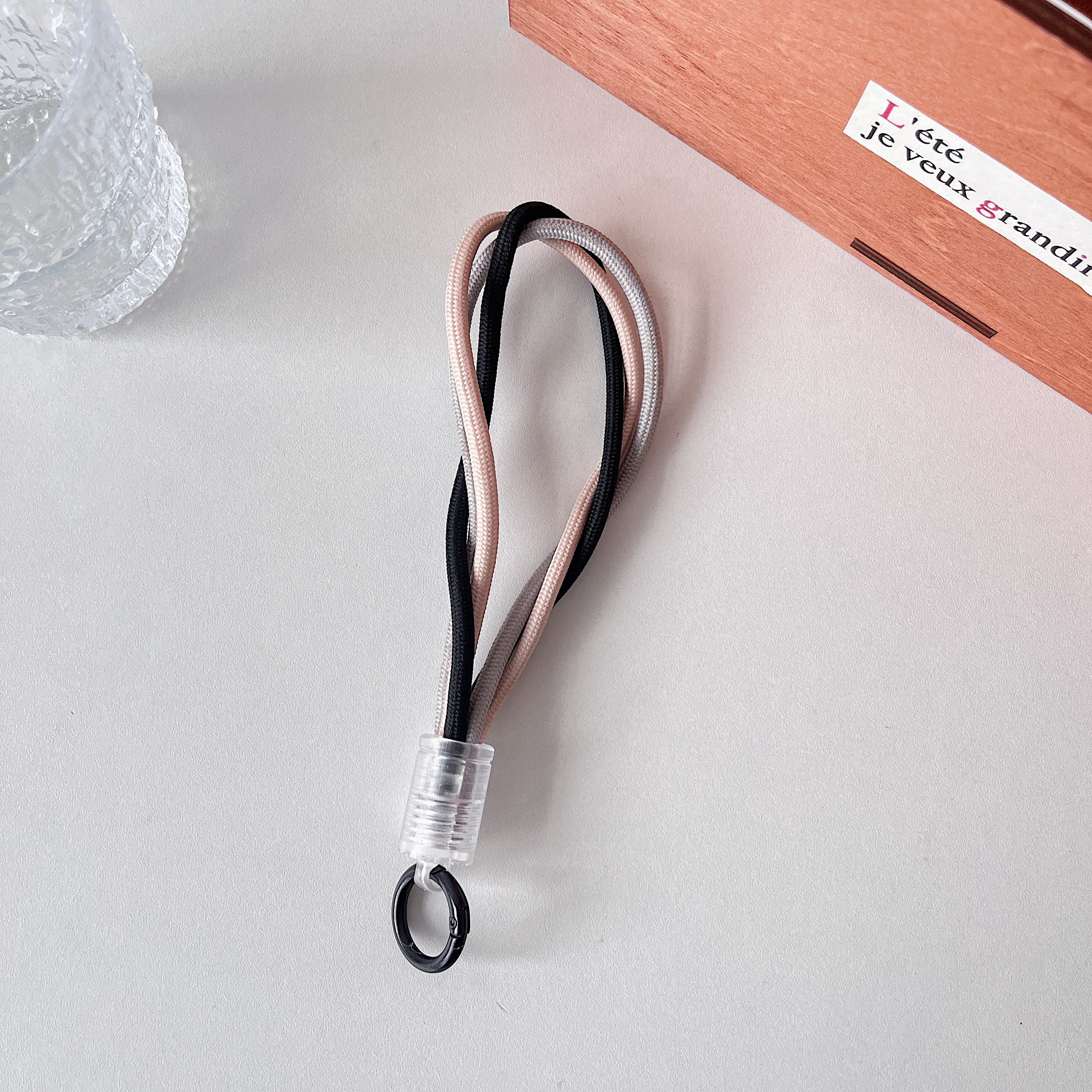 New Mobile Phone Accessories Polyester Hand Wrist Straps Lanyards Preventing Phone Loss Patch Cell Phone Strings Chain Charm