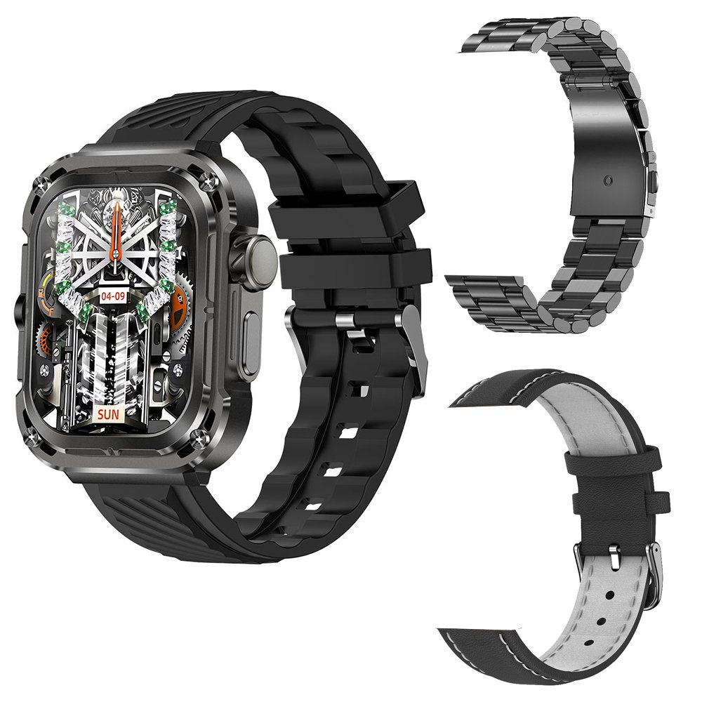 2024 Hot Sale Reloj Special OEM ODM Smartwatch Z85 Max Private Logo Custom Box 3 Straps Bands NFC Game Amoled Smart Watch Z85max