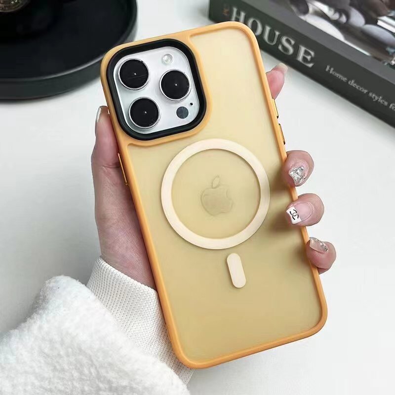 Multicolor Skin feel matte magnetic case for iphone 15 pro max 14 pro max 13 12 11 original protective cover