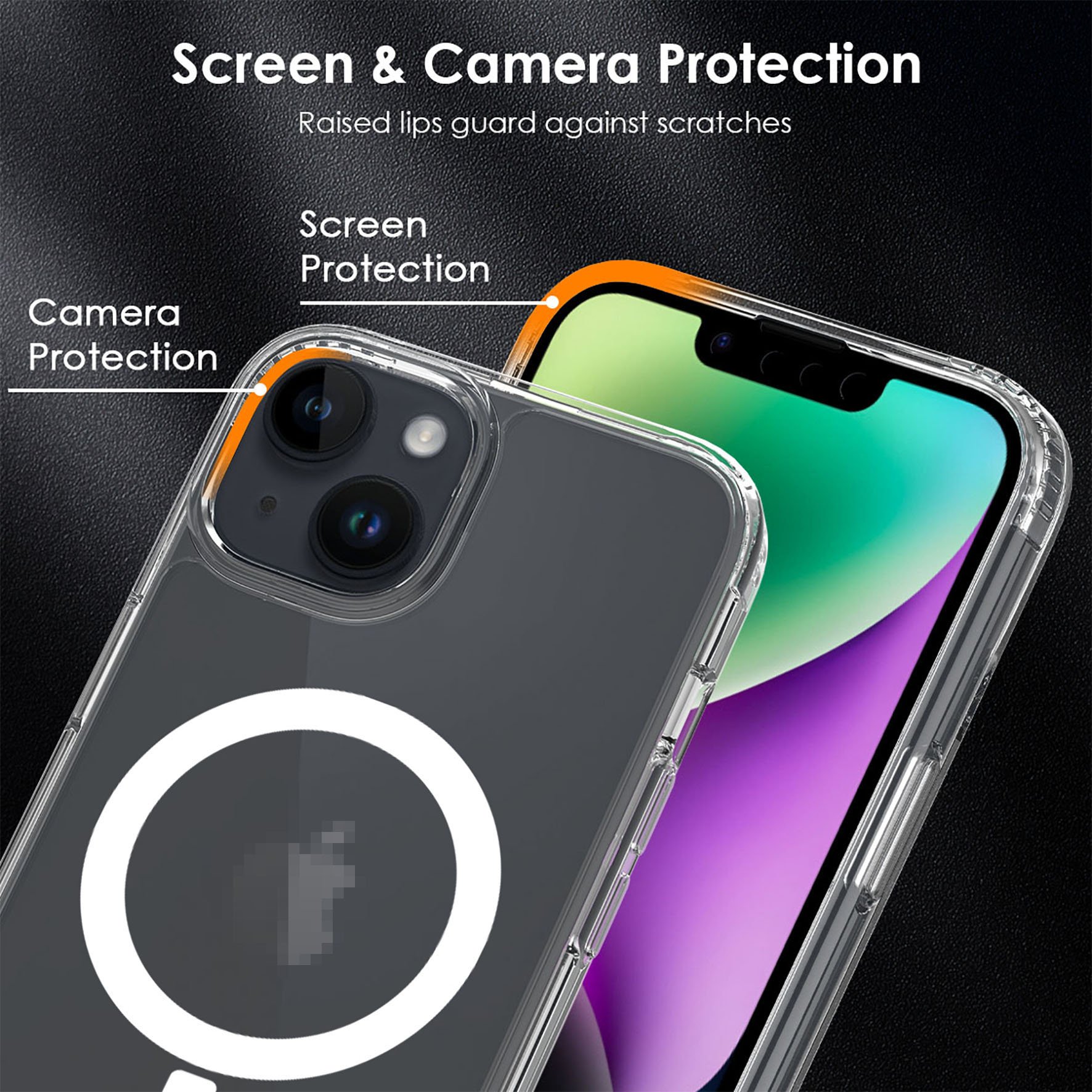 Transparent iPhone case TPU Phone Case Cover New Shockproof For iPhone 14 15 16