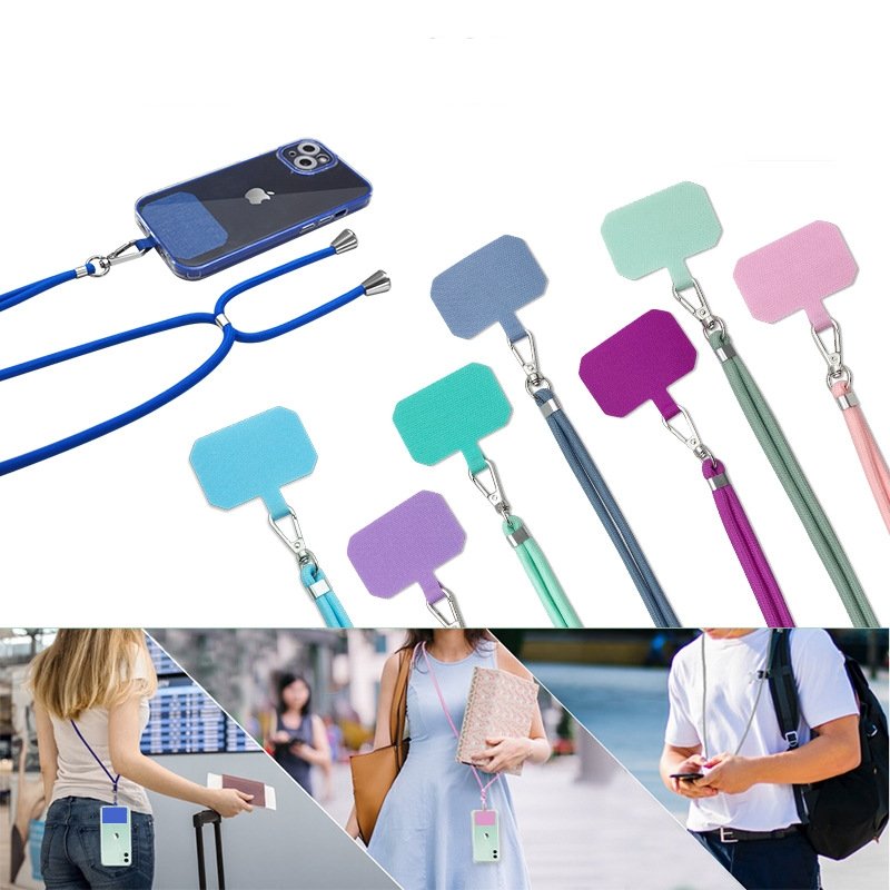Universal Cell Phone Lanyard, Crossbody Lanyard with Adjustable Nylon Neck Strap for Mobile Phone