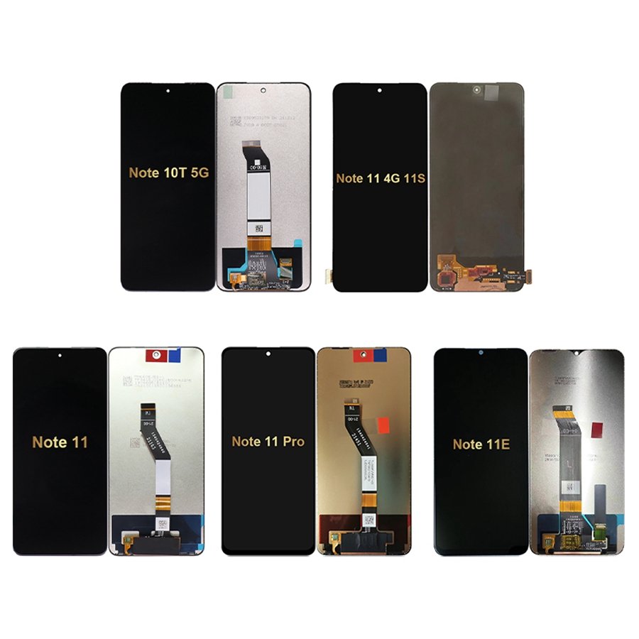 Manufacturers Wholesale Mobile Phone LCD Screen Replacement For Redmi Note 10T 5G 11 4G 11S 11E 11 Pro Display Touch Screen