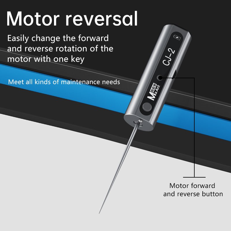 MaAnt CJ-2 Electric OCA Glue Remover Tool with Dust Light 9 Adjustable, Suitable for Mobile Phone LCD Touch Screen Cleaning
