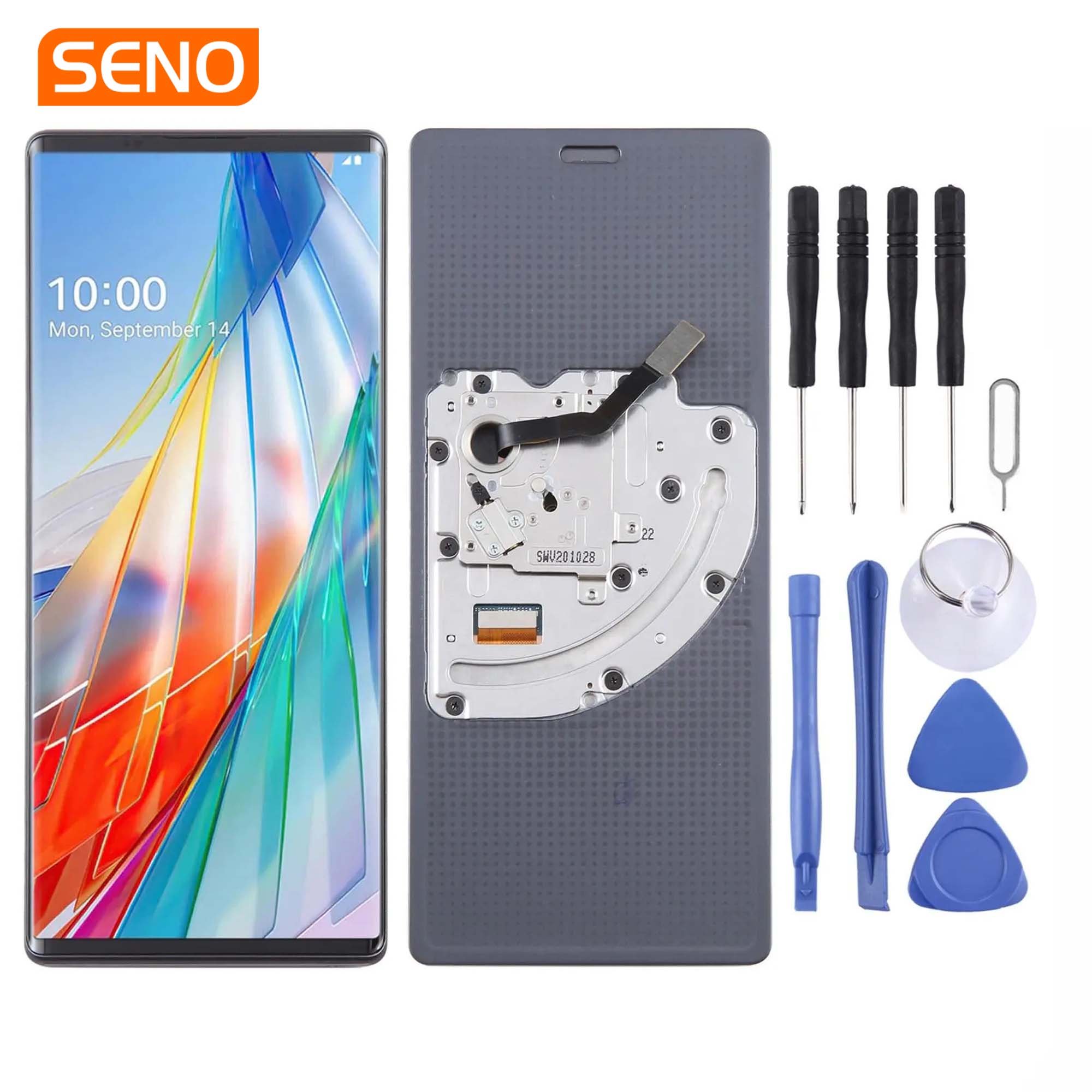 Factory Wholesale Mobile Phone Lcd Screen Display for LG WING 5G Screen with Digitizer Full Assembly Display Touch Replacement