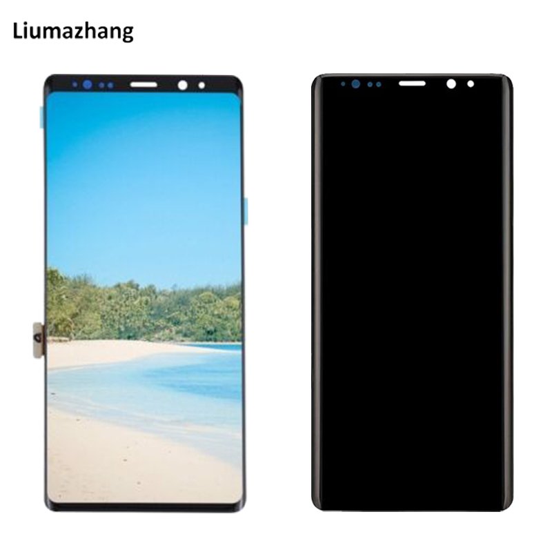 Original Super AMOLED Mobile Phone LCD For Samsung Galaxy Note 8 N9200 N920A N920F Display Screen With Digitizer