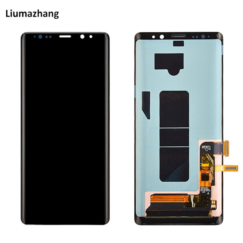 Original Super AMOLED Mobile Phone LCD For Samsung Galaxy Note 8 N9200 N920A N920F Display Screen With Digitizer