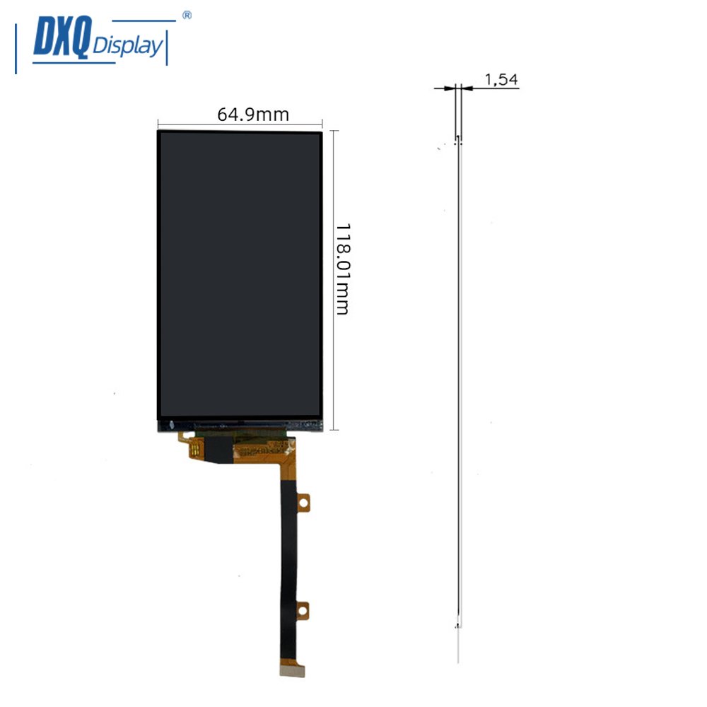 DXQ 5inch LCD FHD 1080 * 1920 High Definition High Bright LCD Display Panel,3.5 5.5inch Game Machine Photography Monitor Screen