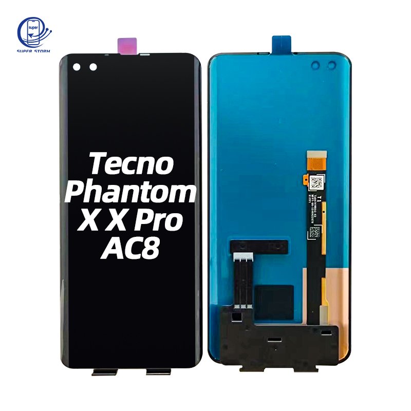 Cell Phone LCD Display Touch Screen For Tecno Phantom X Pro AC8 Wholesale Mobile Phone LCDs Screen For Tecno