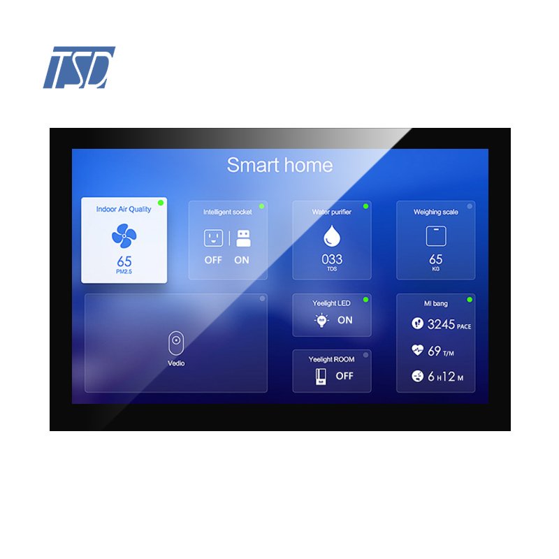 7'' 7 Inch IPS Wide Temperature 800x480 Resolution TN USB I2C Interface Automotive Grade LCD Touch Screen