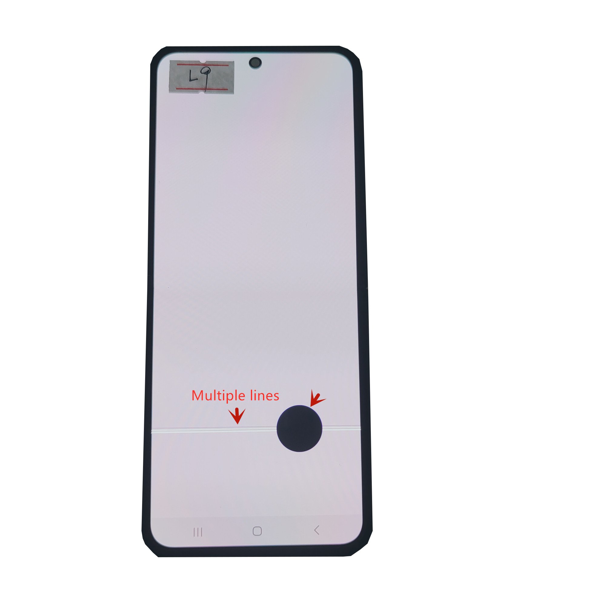 6.7 inch Original For Samsung Galaxy Z Flip 3 F711B F711U LCD Z Flip3 5G display touch screen digitizer Assembly with dots line