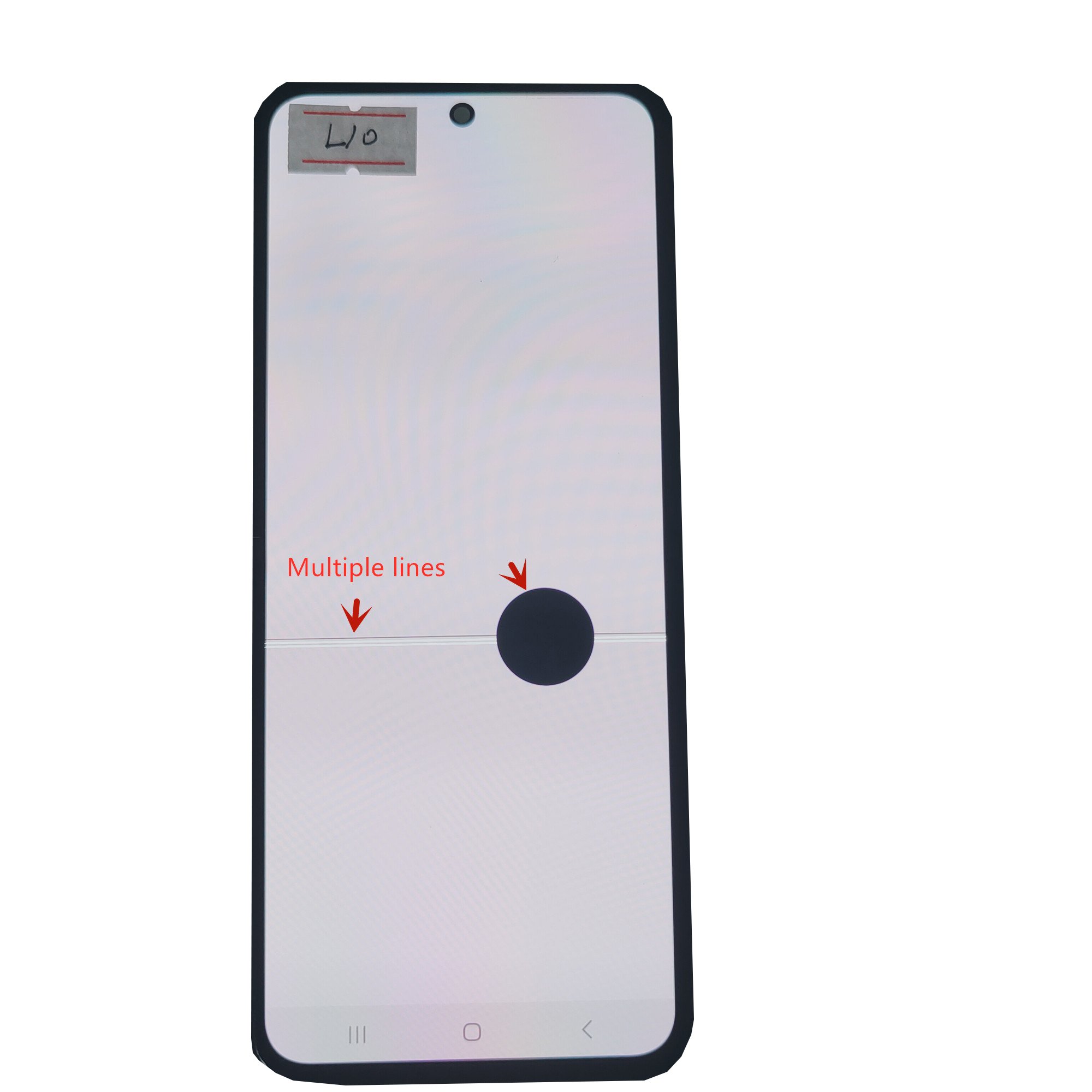 6.7 inch Original For Samsung Galaxy Z Flip 3 F711B F711U LCD Z Flip3 5G display touch screen digitizer Assembly with dots line